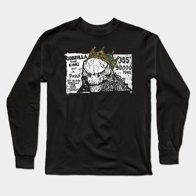 THE BIG KING Long Sleeve T-Shirt by illproxy